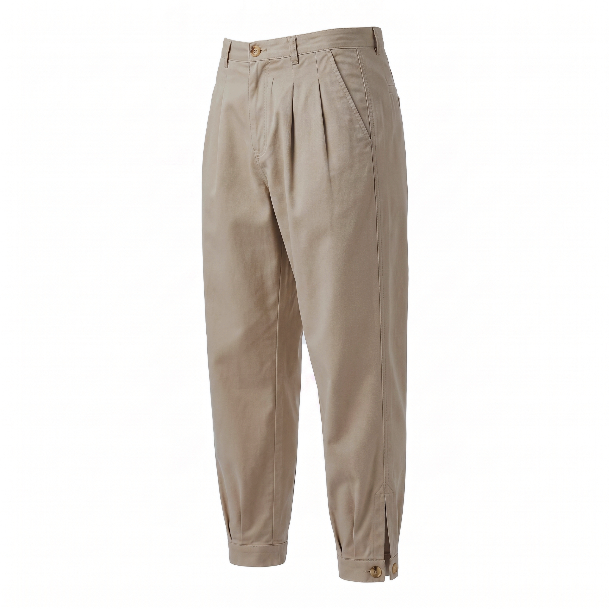 Bombacha de Campo Rancho Doble Beige — tres cuartos