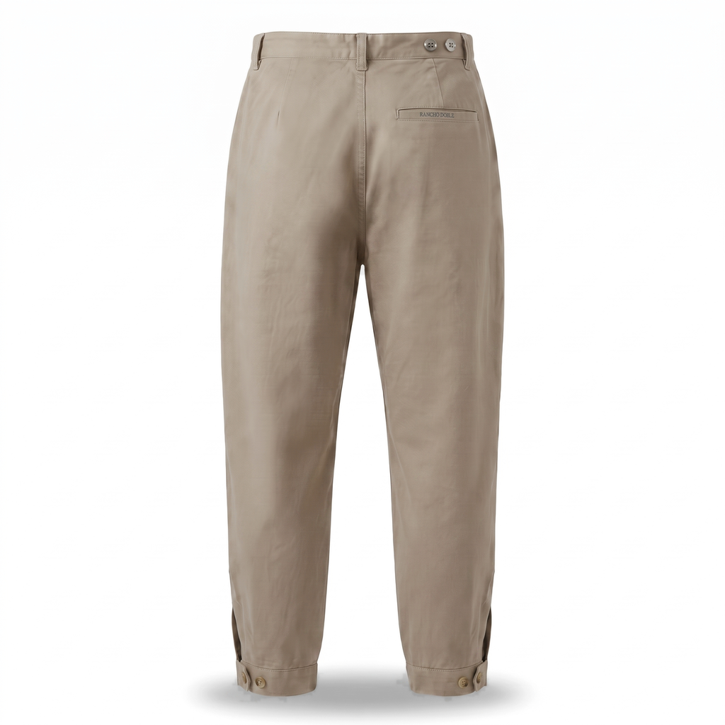 Bombacha de Campo Rancho Doble Beige — espalda